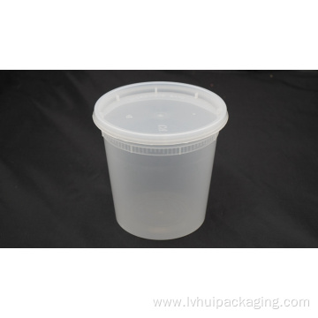 24oz Disposable Soup Bowl with Lids